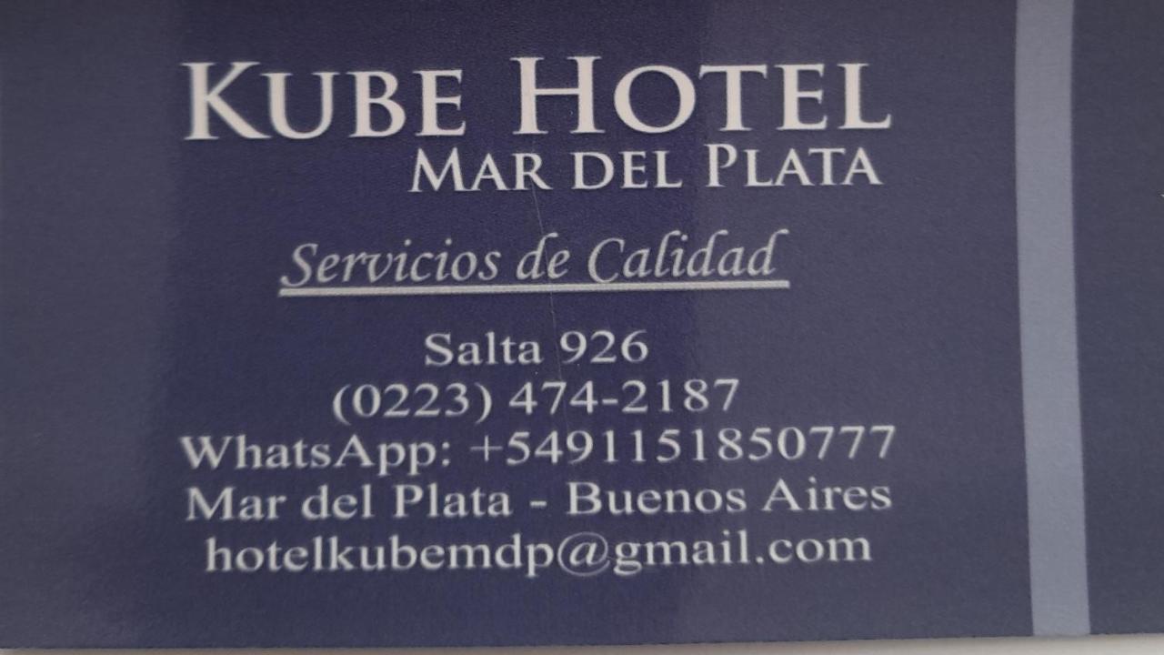 Hotel Kube Mar del Plata Exteriör bild